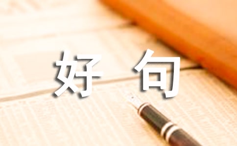 八年级作文好句好段摘抄
